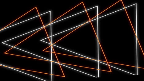 formas geométricas sobre un fondo negro