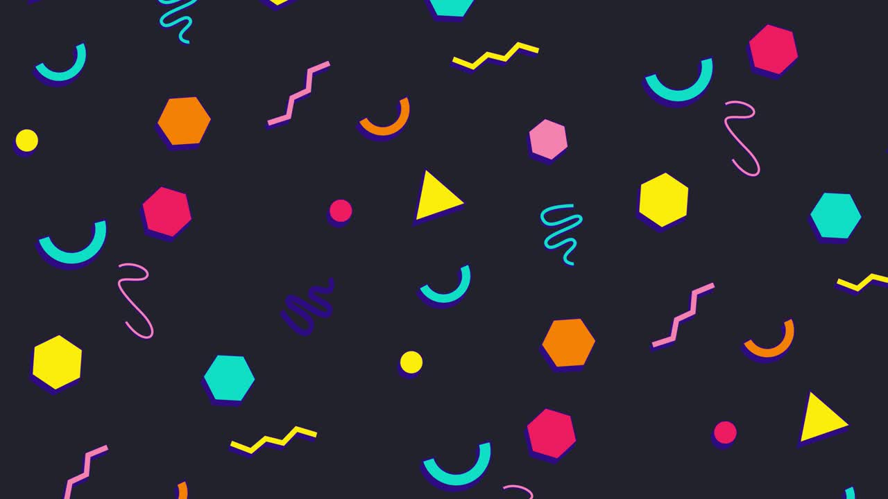 formas geométricas abstractas de fondo 4k