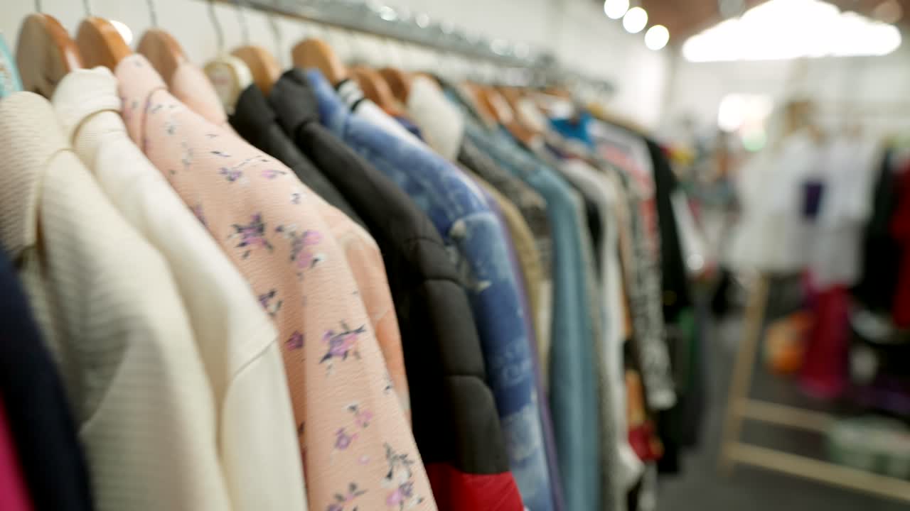 Assorted Clothing Rack