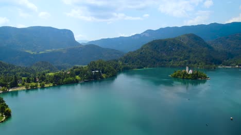 eslovenia hermosa naturaleza - lago bled.