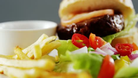 Snacks-and-salad-on-plate