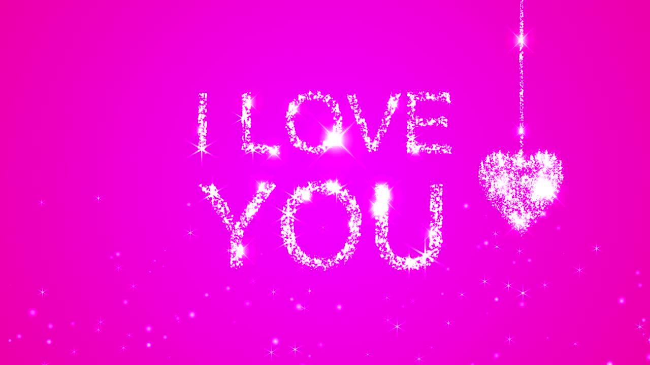 사랑해요 애니메이션 모션 배경