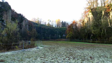 Steinbruch-Wiener-Graben-In-Österreich---Drohnenaufnahme