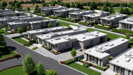 modern residential architecture and landscaping