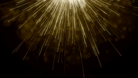 particles gold glitter bokeh award dust abstract background loop