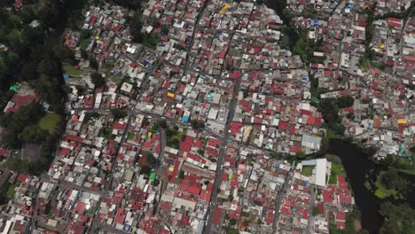 xochimilco, mexico city, captured by drone
