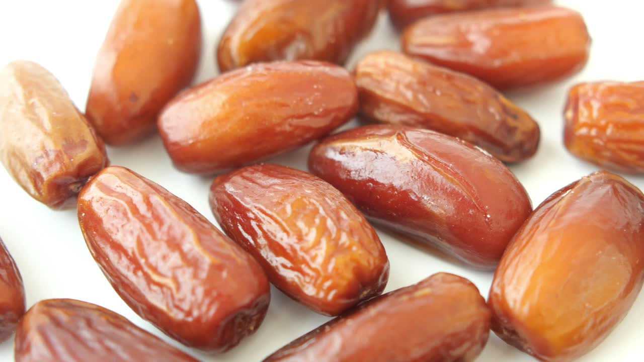 Close up of a pile of dates