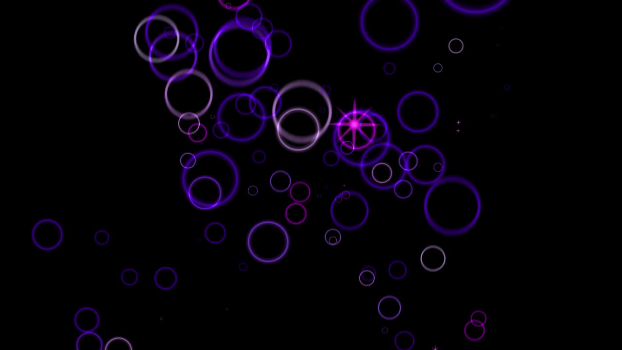 animación de partículas de forma de anillo gráficos de movimiento