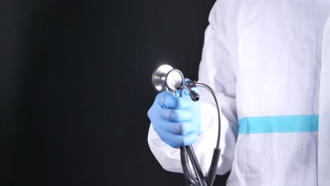 doctor holding a stethoscope