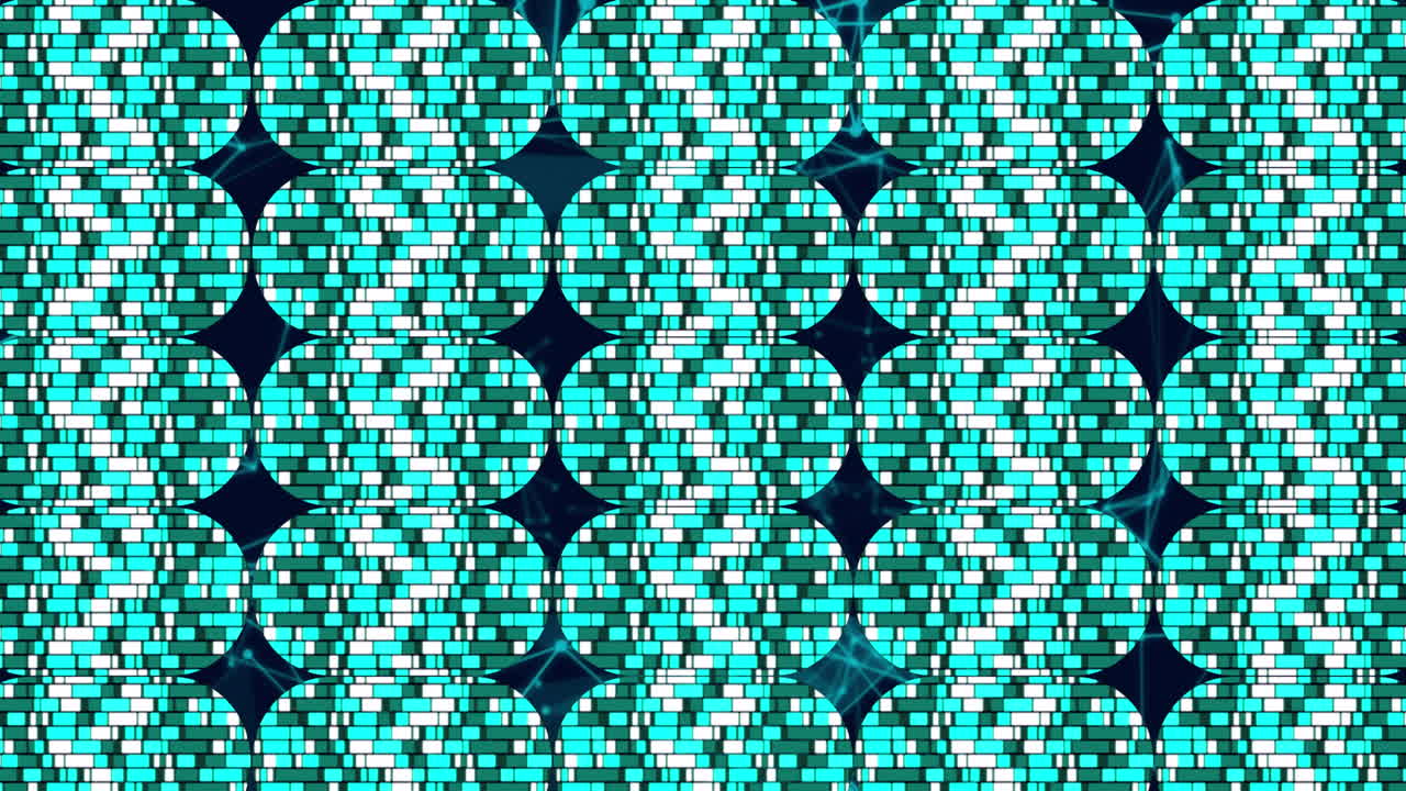 animación de formas en movimiento sobre fondo negro