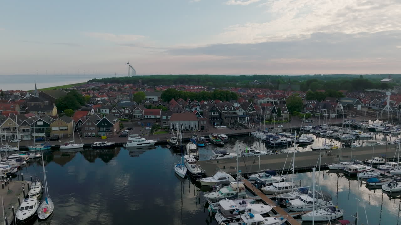 Village of Urk in the province of Flevoland. Holland