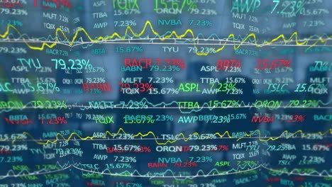 Animation-of-financial-data-processing-over-empty-office