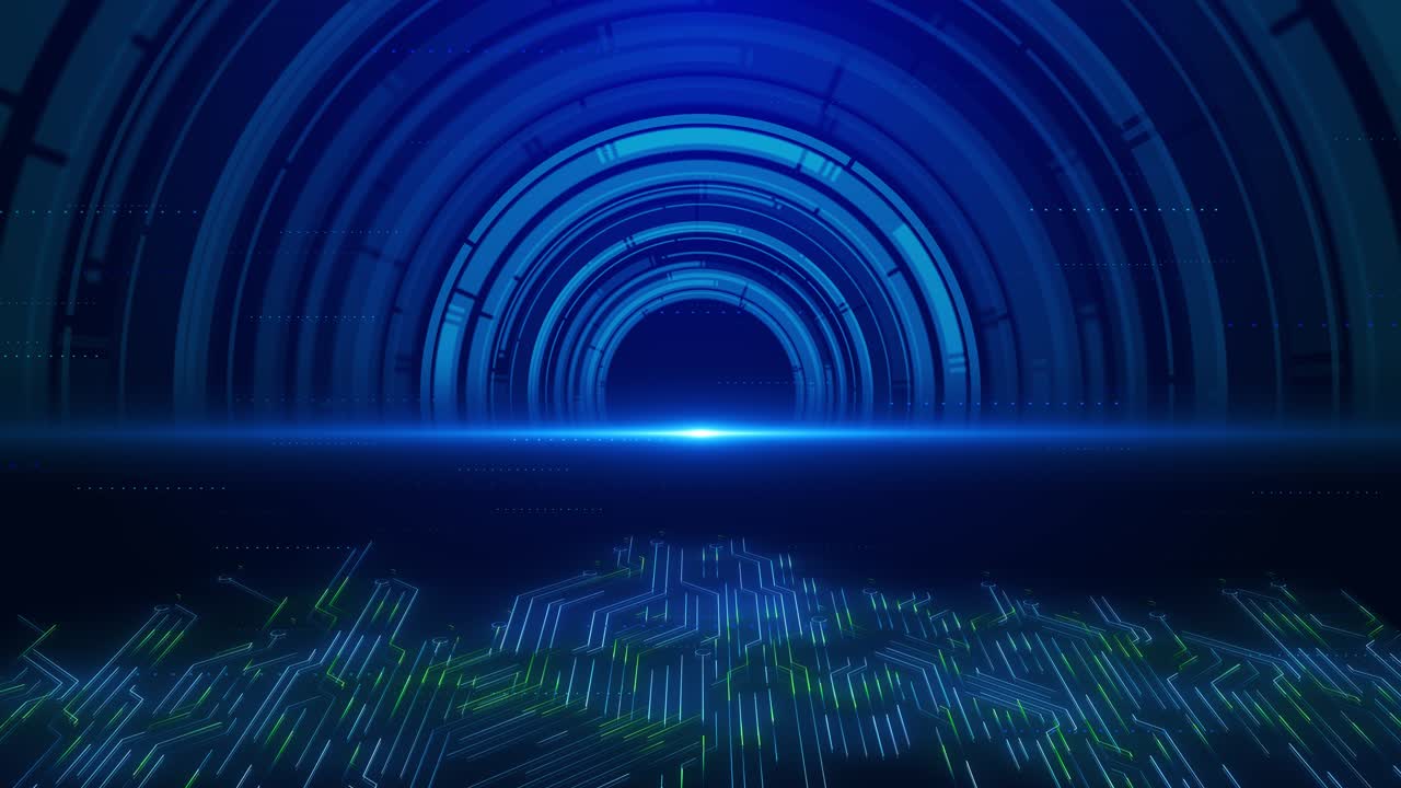 3d technology digital virtual interface artificial intelligence hologram future network abstract