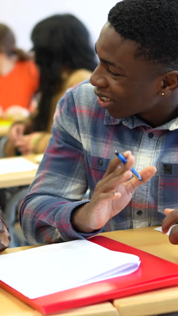 Students in a classroom setting