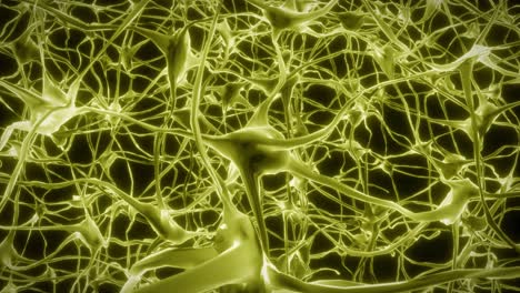 Neuronen-Gehirn-Geist-Axon-Gedanke-Neuronales-Netzwerk-Hologramm-Zelle-Gesundheit-Wissenschaft-4k