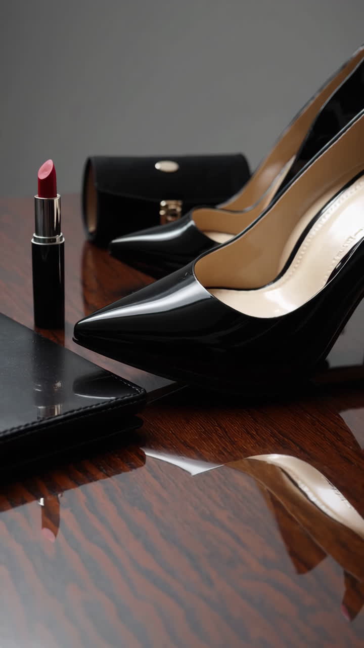 High Heels, Lipstick, and Accessories