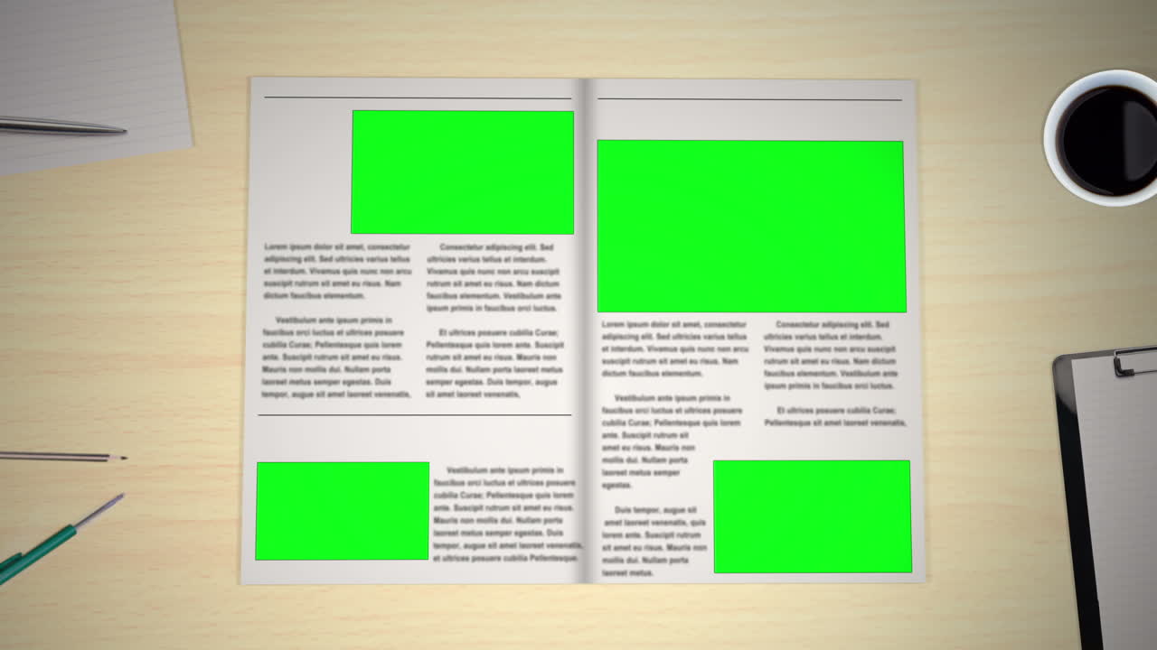 girare a mano le pagine del giornale