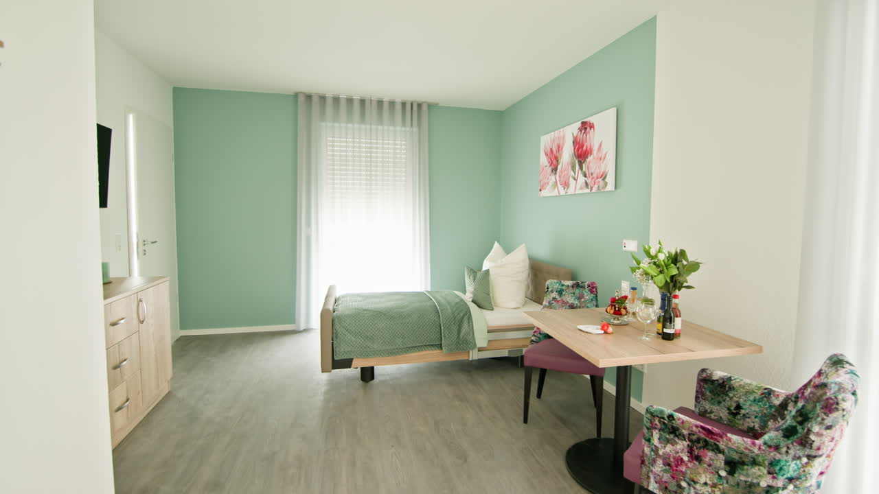 Modern Single Patient Room in a Nursing Home