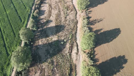 Río-Seco-Afectado-Por-La-Sequía-En-Europa-En-La-Zona-Agrícola-De-Barcelona