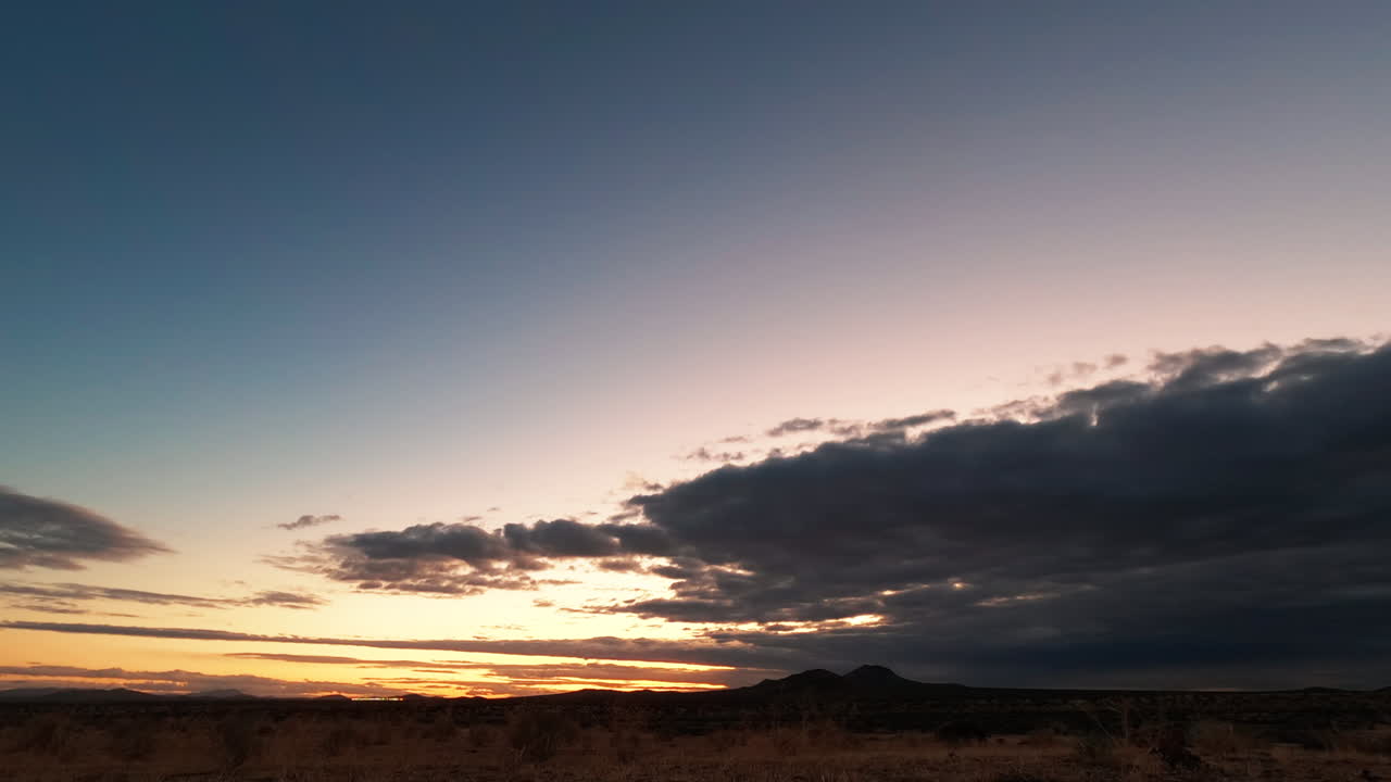 Vibrant Majestic Cloudscape Time Lapse Morning Sunrise