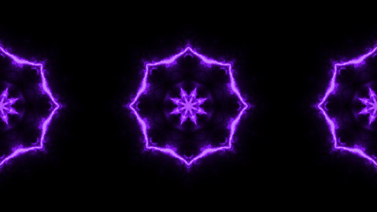 추상적인 원활한 루핑 네온 반이는 배경 애니메이션