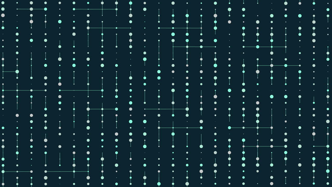 어두운 파란색 배경에  점의 대칭 격자