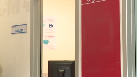 hospital waiting room and emergency room