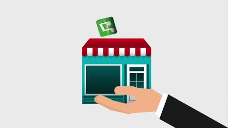tienda de mano comercio en línea video de música en la nube