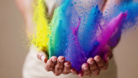colorful holi celebration