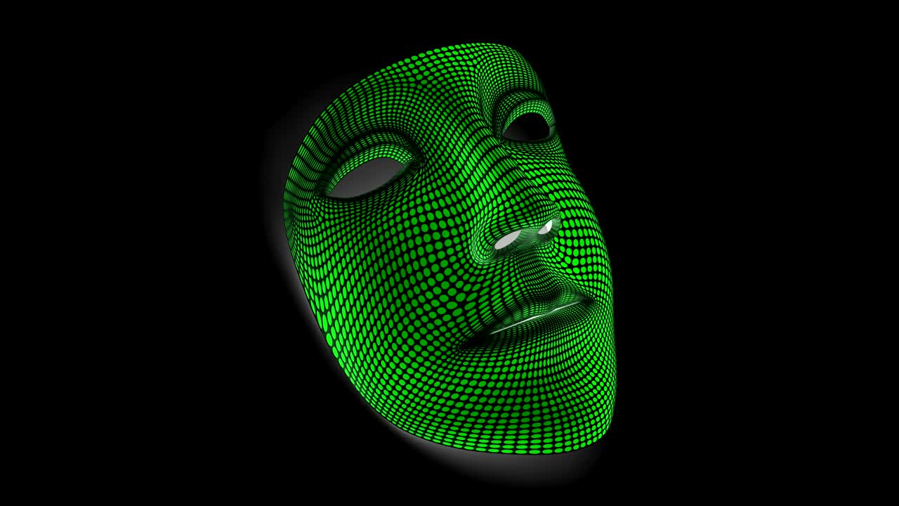 la máscara, la resolución 4k, el canal alfa.