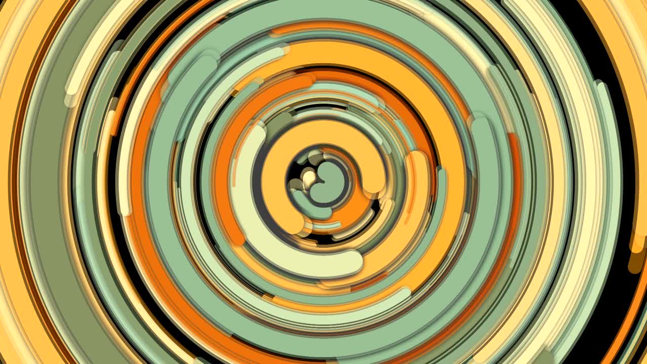 espiral abstracta líneas rotativas y retorcidas brillantes, fondo generado por computadora, fondo de renderización 3d