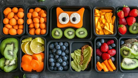cute & healthy kids' lunchboxes