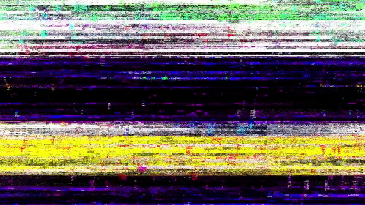 Digital Glitch and Signal Interference Effect