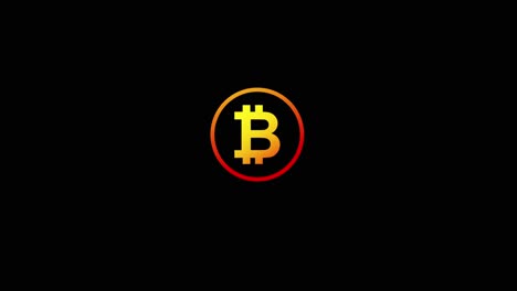 bitcoin noise glitches overlay video. bitcoin video digital glitch mal funcionamiento - el ruido de la película en la pantalla de televisión analógica vhs, el logotipo de bitcoin