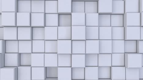 abstract modern white cubes pattern background