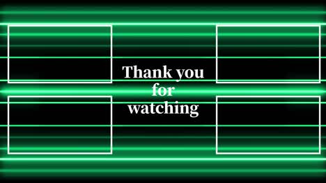 neon sign pattern end card ending screen motion graphics