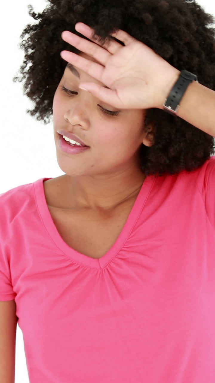 corredor tomando una respiración profunda antes de mantener el ritmo