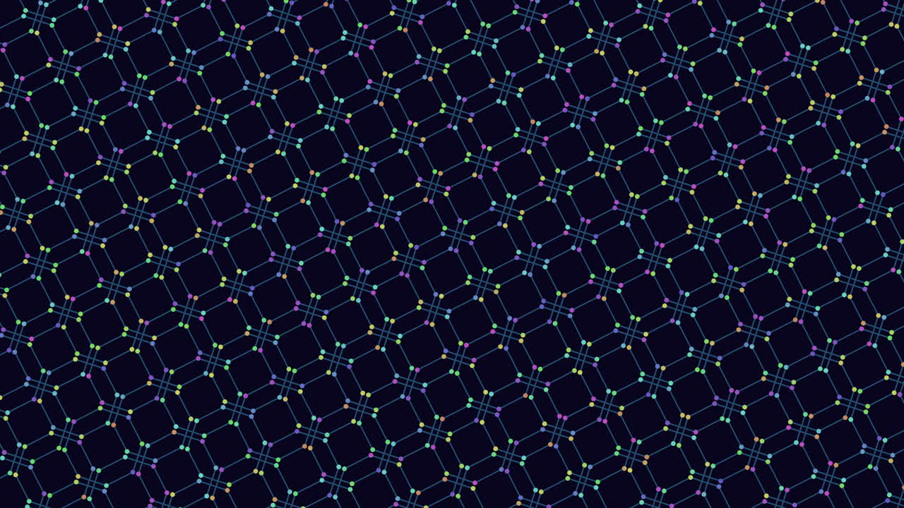 검은 바탕 에 있는 다채로운 선 들 의 지그자그 패턴