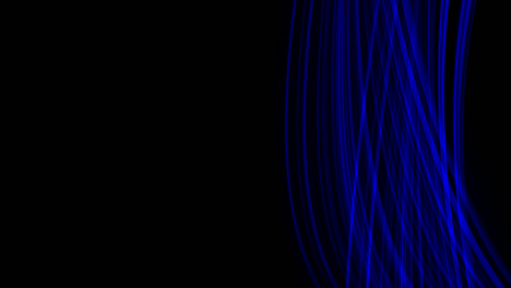 looping animation of blue light rays