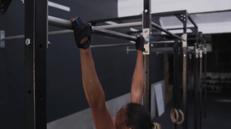 Cross training at a gym