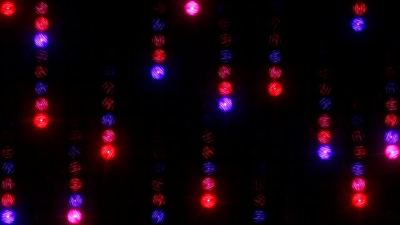 Pioggia su una parete luminosa tricolore.
