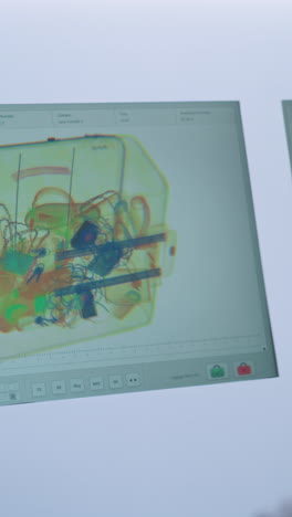 Airport Security X-Ray Scan