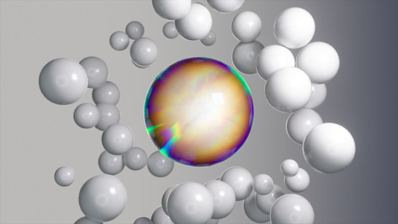 абстрактная сферическая композиция