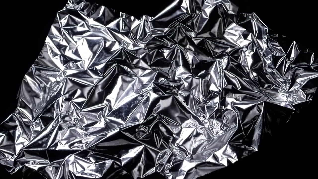 Crumpled Aluminum Foil