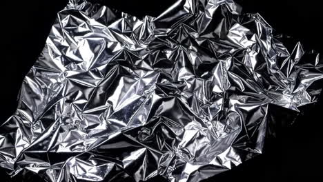 crumpled aluminum foil
