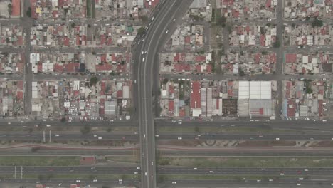 aerial view drone 4, avenue central ecatepec mexico city