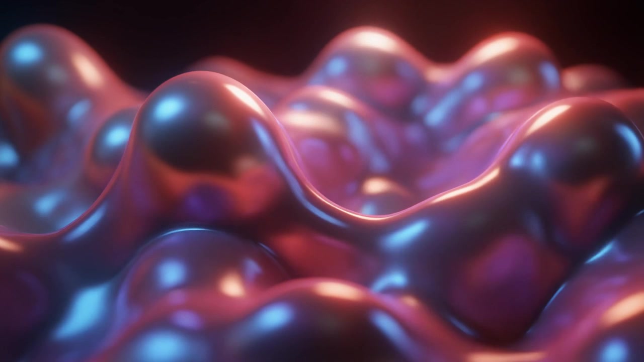 Superficie Astratta di Metallo Liquido con Increspature