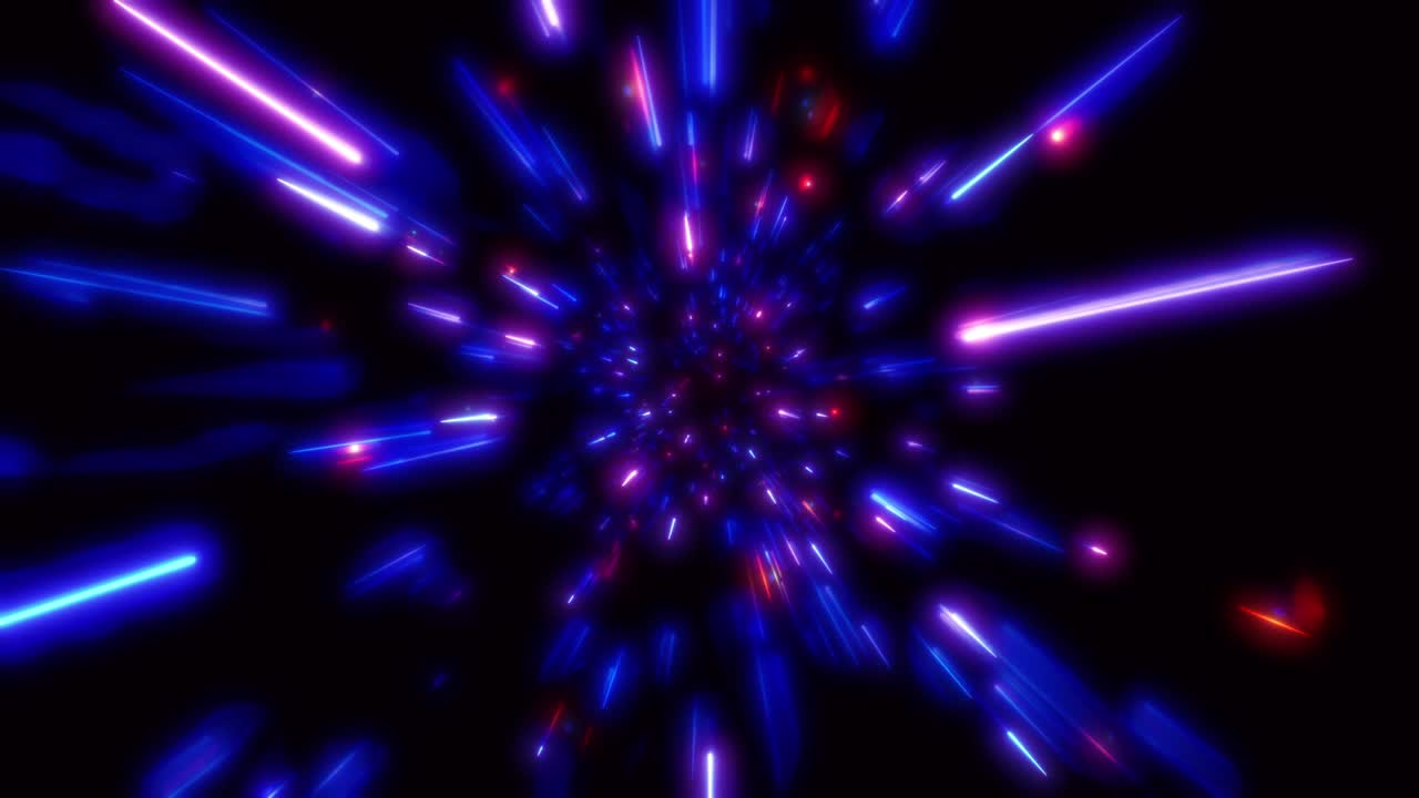 Warp speed motion graphic seamless loop.