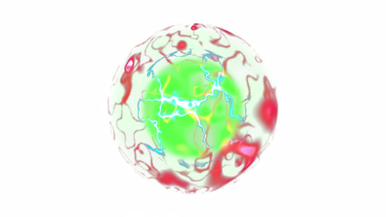 애니메이션 추상적인 다채로운 마법 구