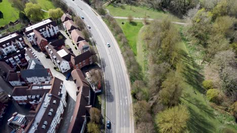 Aerial-view-of-Rheims-Way-in-Canterbury-Kent